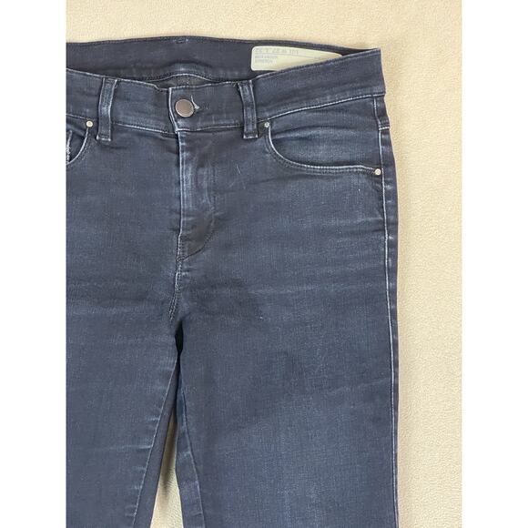 Diesel Jeans Womens 27x32 Dark Blue Sandy Regular Slim Straight Mid Rise Stretch - Picture 2 of 15